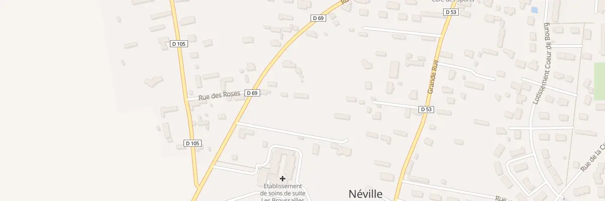 Plan du 21 Rue de la Poste à Néville
