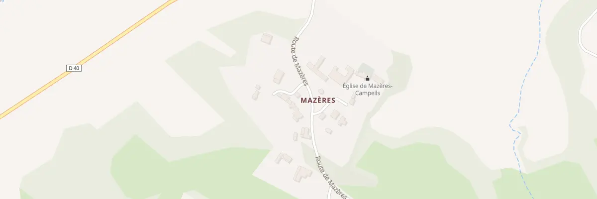 Plan du 5103A Hameau de Mazères à Lartigue