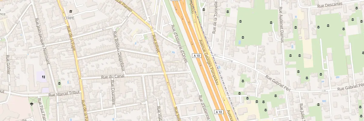 Plan du 19 Rue Estienne d’Orves à Tours