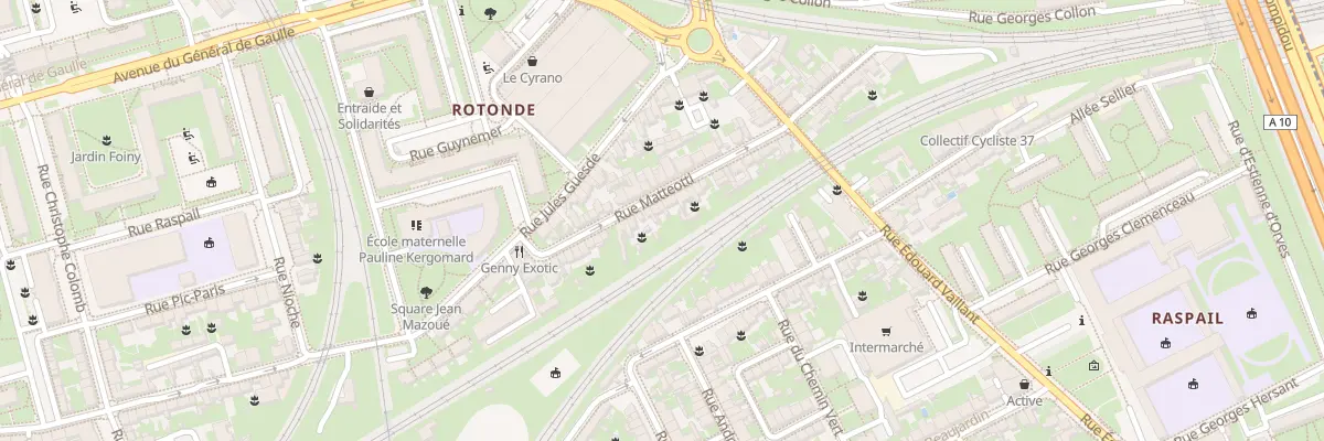 Plan du 39 Rue Matteoti à Tours