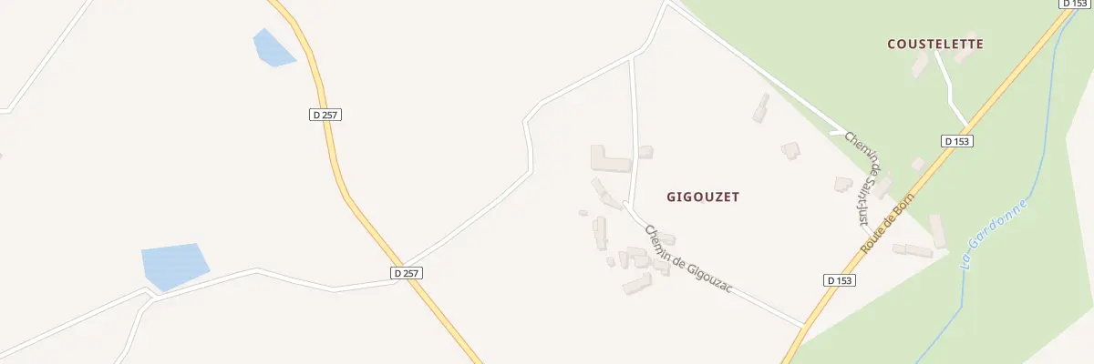 Plan du 241 Che de Gigouzac à Saint-Eutrope-de-Born