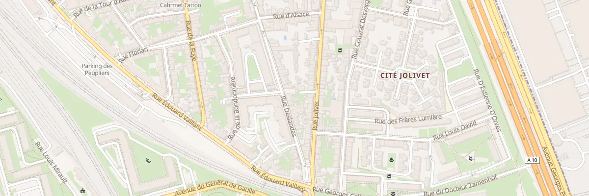 Plan du 126 Rue Deslandes à Tours
