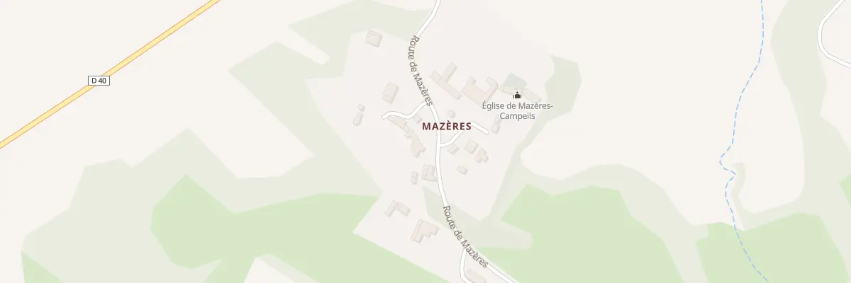 Plan du 5103 Hameau de Mazères à Lartigue