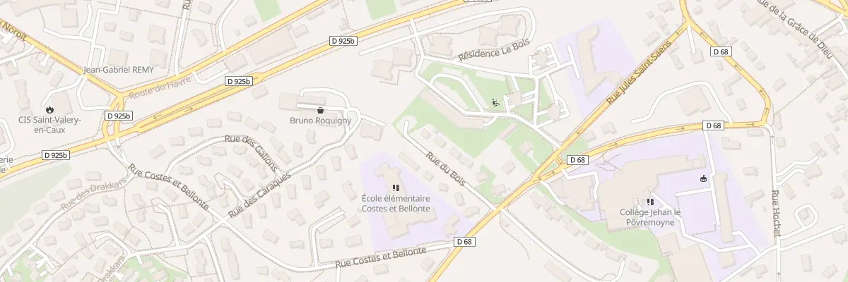 Plan du 10 Rue du Bois à Saint-Valery-en-Caux