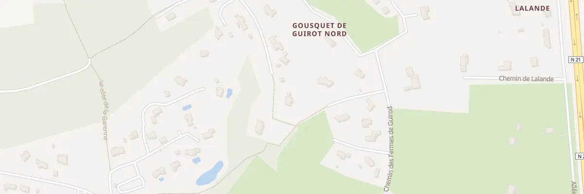 Plan du 21 Côte de la Rose des Vents à Pujols