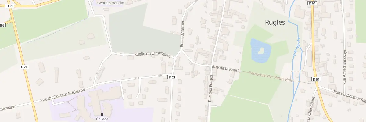 Plan du 1 Rue Pierre Marquis à Rugles