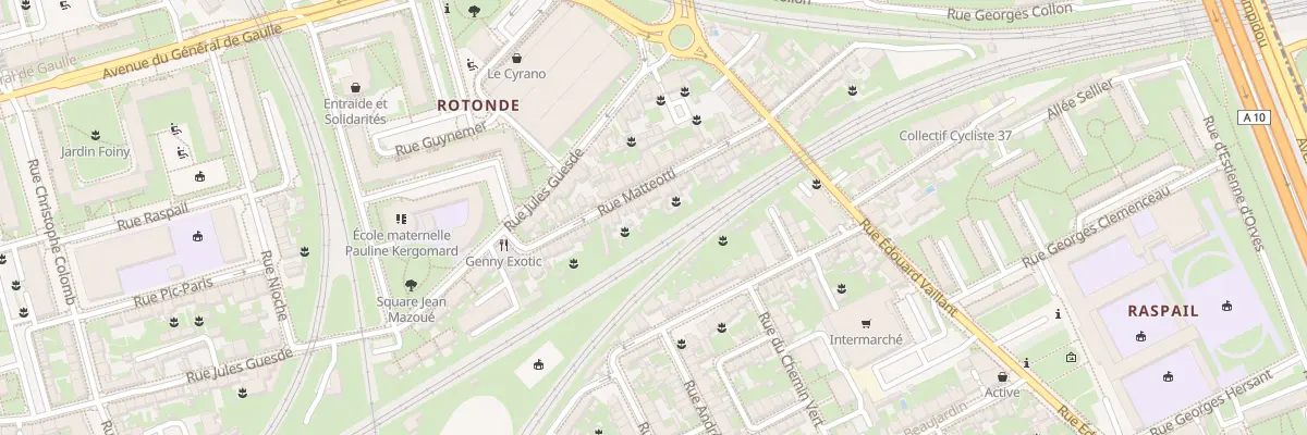Plan du 41 Rue Matteoti à Tours