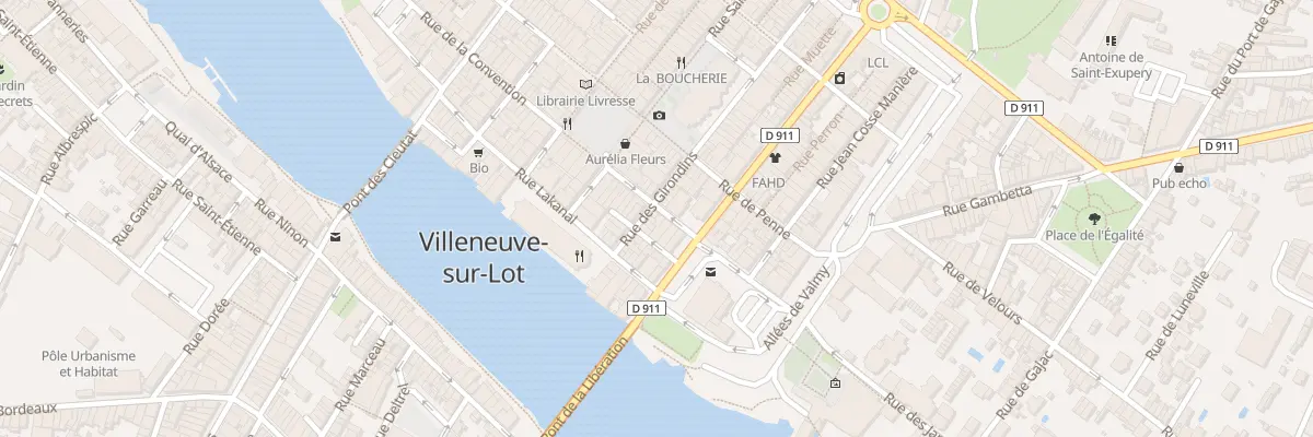 Plan du 17 Rue du Collège à Villeneuve-sur-Lot