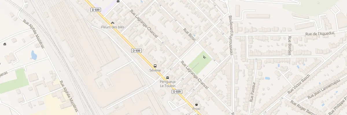 Plan du 11 Rue Sévène à Périgueux