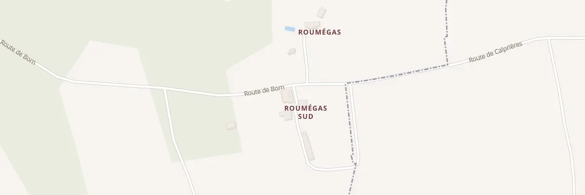 Plan du 3046 Rte de Born à Montaut