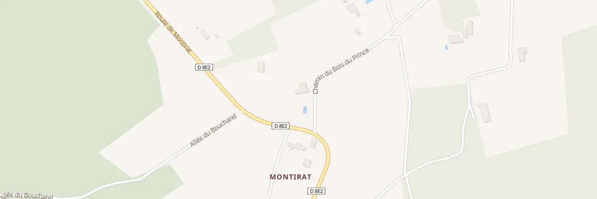 Plan du 81 Montirat à Pressignac-Vicq