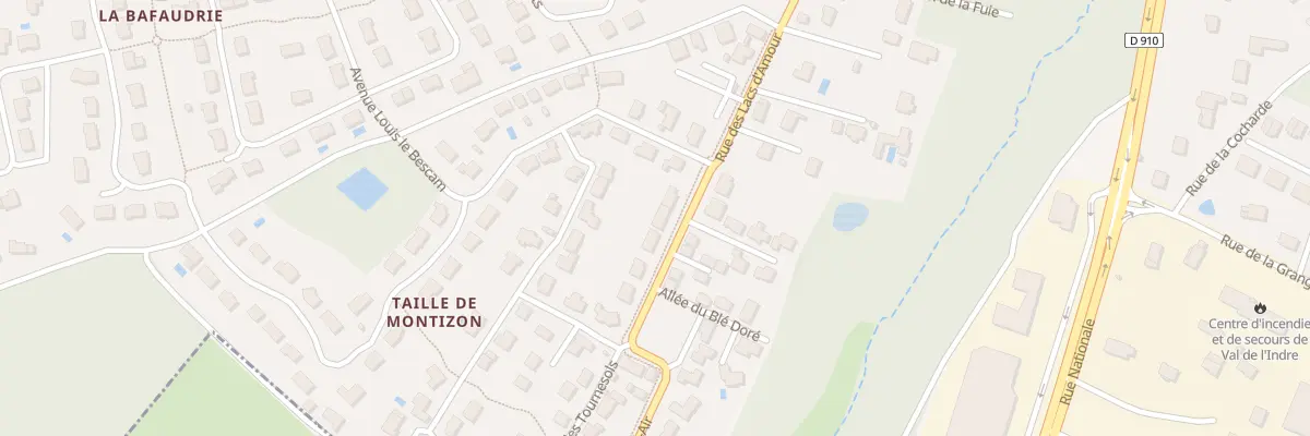 Plan du 4 Av de Bel Air à Montbazon