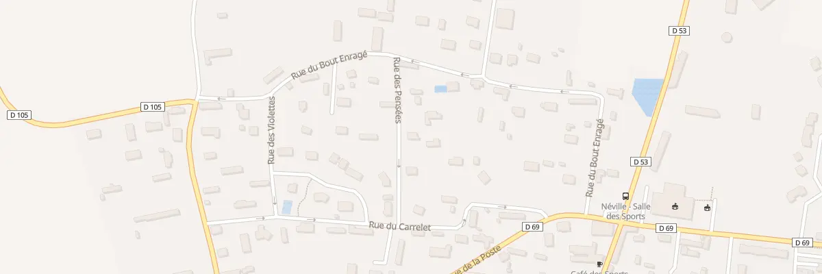 Plan du 5 Rue des Pensées à Néville