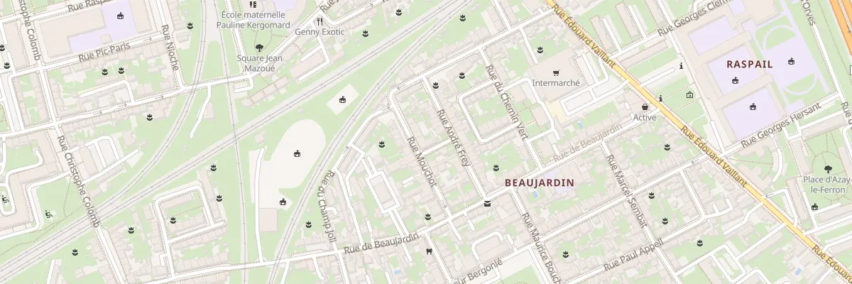 Plan du 14 Rue Mouchot à Tours