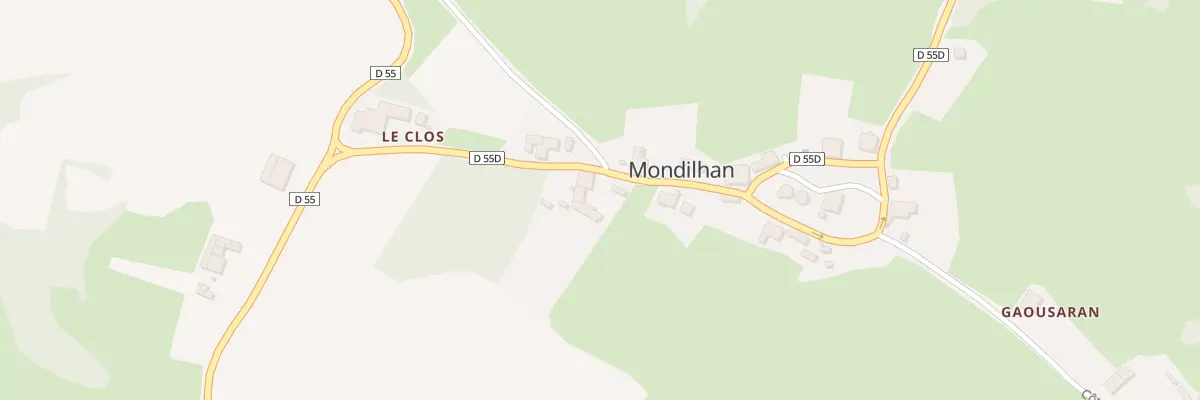 Plan du 155 Rue de l’Eglise à Mondilhan