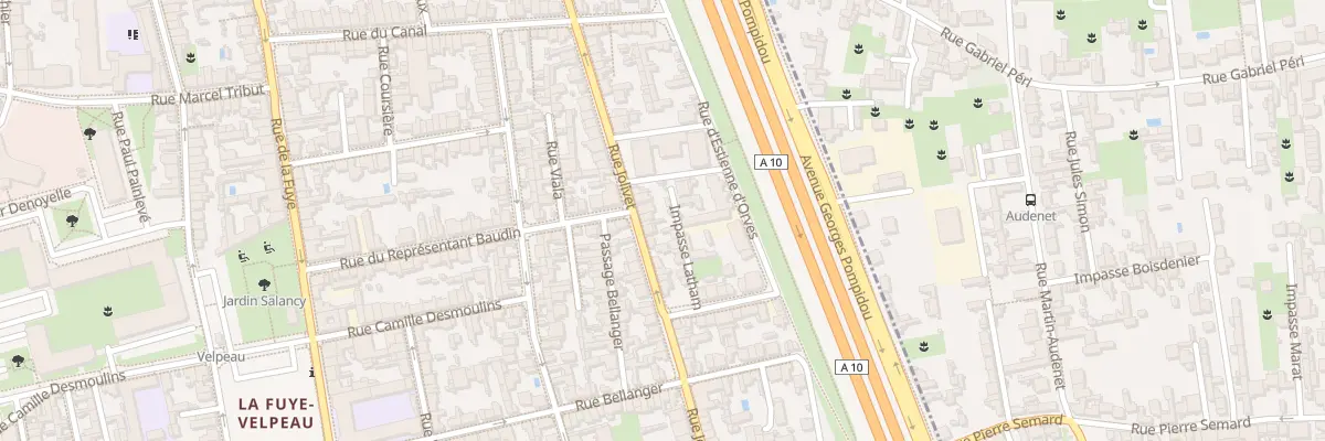 Plan du 128 Rue Jolivet à Tours