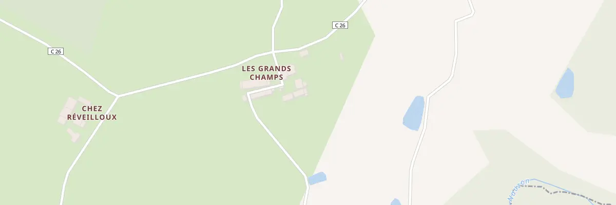 Plan du 5208 Grand Champ à Maisonnais-sur-Tardoire