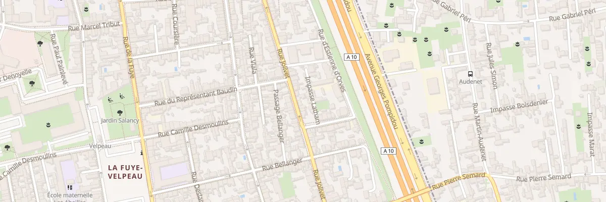 Plan du 134 Rue Jolivet à Tours
