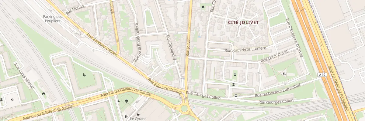 Plan du 271 Rue Jolivet à Tours