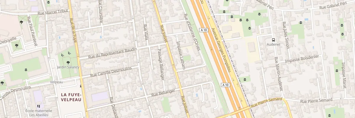 Plan du 140 Rue Jolivet à Tours