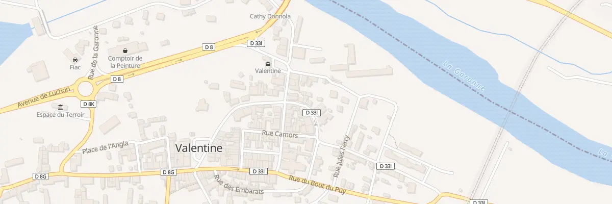 Plan du 15 Rue des Remparts à Valentine