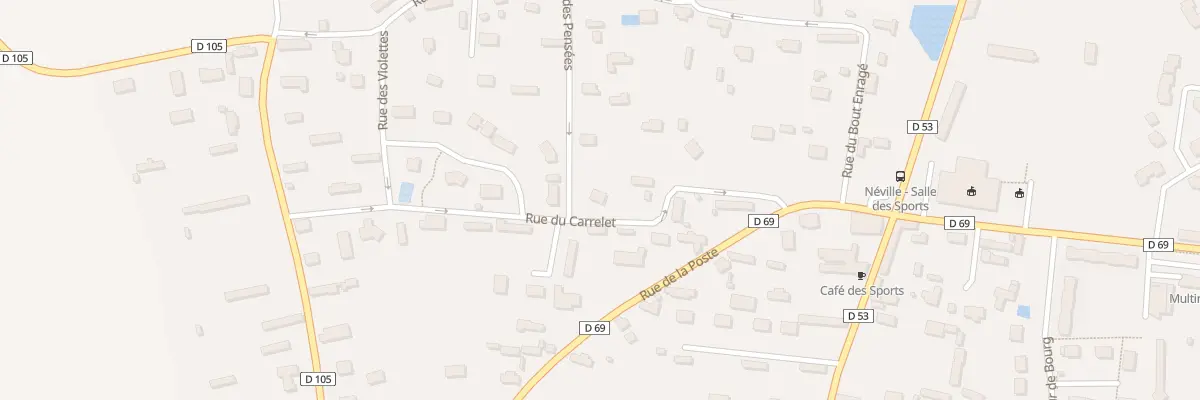 Plan du 11 Rue des Pensées à Néville
