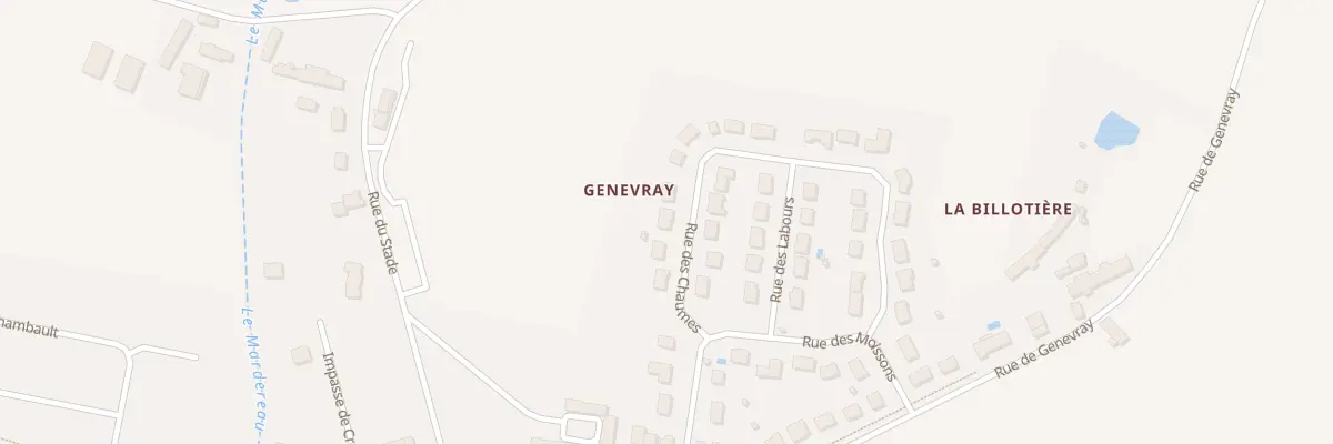 Plan du 5 Rue des Chaumes à Sorigny