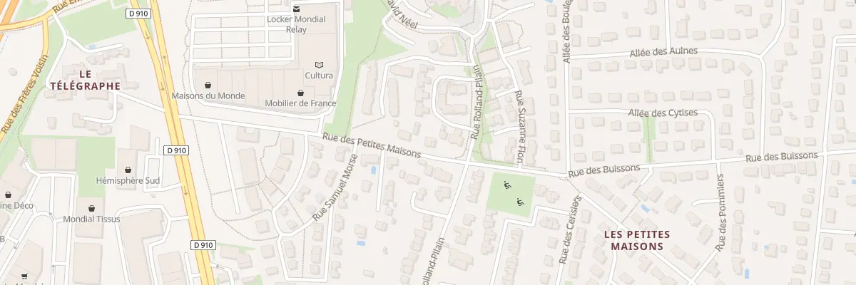 Plan du 39 Rue des Petites Maisons à Chambray-lès-Tours