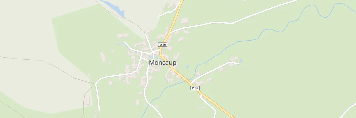 Plan de Rte d’Arguenos à Moncaup