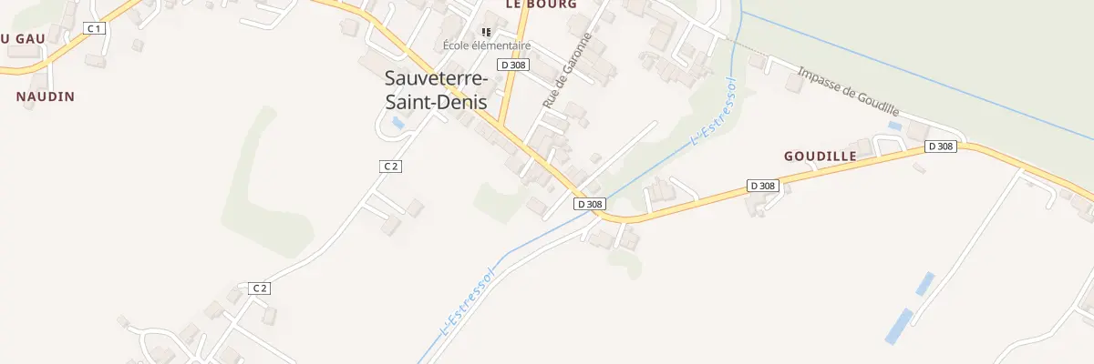 Plan du 234 Rte du Château à Sauveterre-Saint-Denis