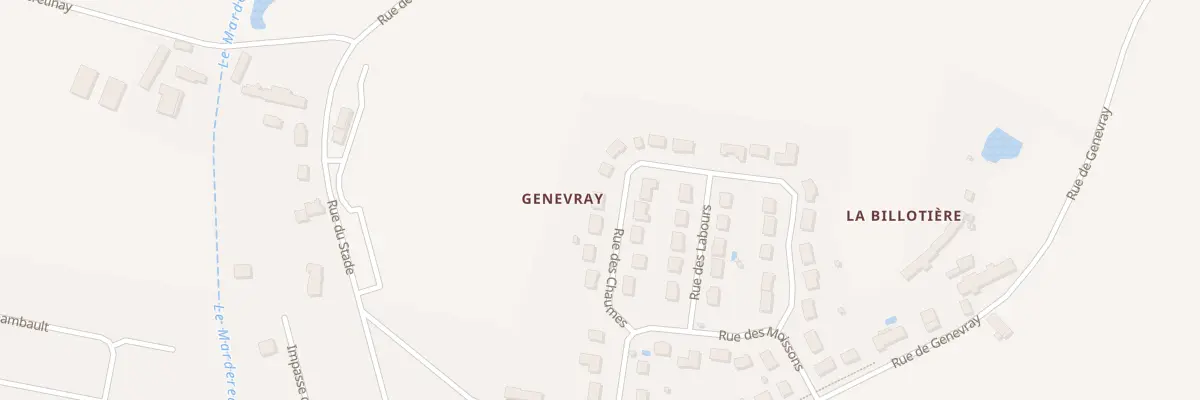 Plan du 7 Rue des Chaumes à Sorigny