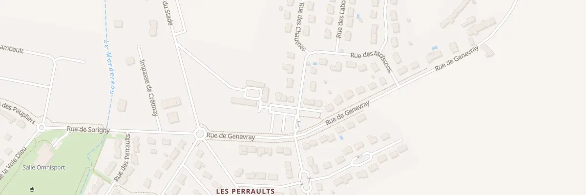 Plan du 3 Pl de Genevray à Sorigny