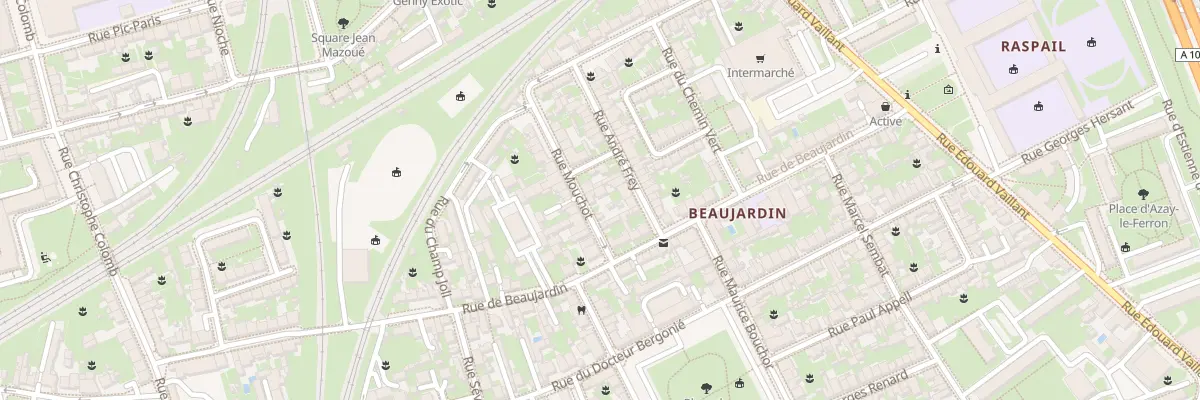 Plan du 20 Rue Mouchot à Tours