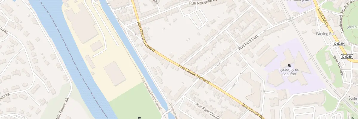 Plan du 3 Rue Courbet à Périgueux