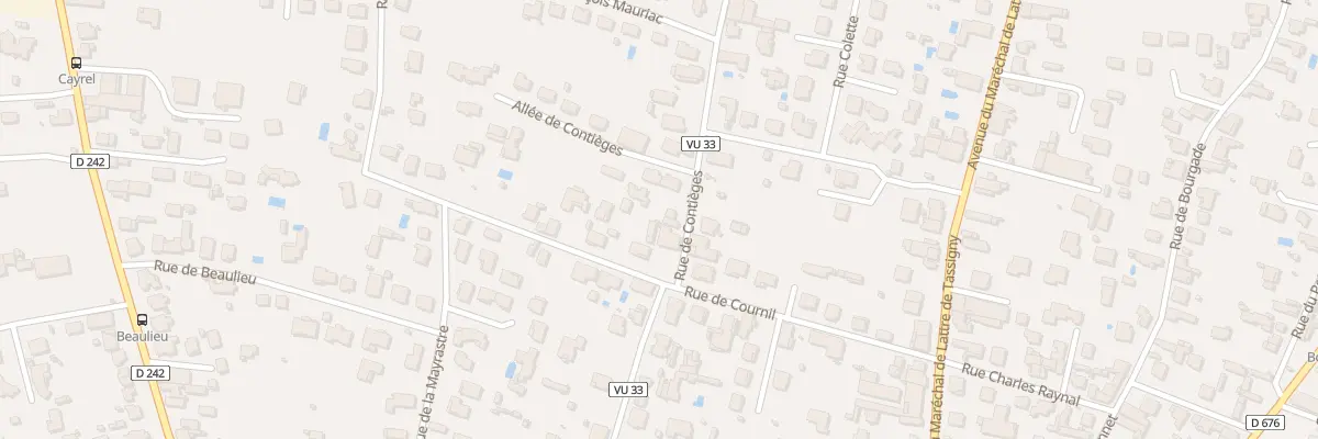 Plan du 53 Rue de Contièges à Villeneuve-sur-Lot