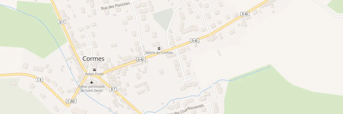 Plan du 18 Rue Henri Poussin à Cormes