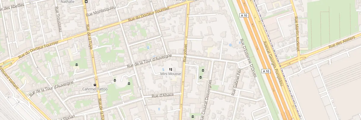 Plan du 197 Rue Jolivet à Tours