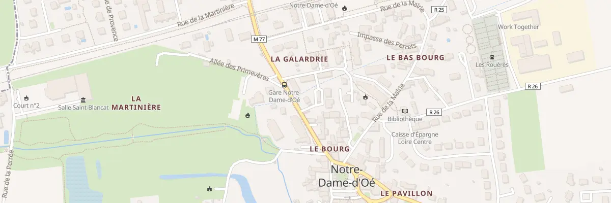Plan du 19B Rue des Bevenières à Notre-Dame-d’Oé