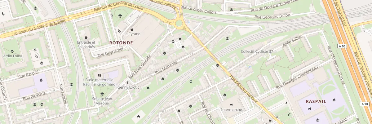 Plan du 53 Rue Matteoti à Tours