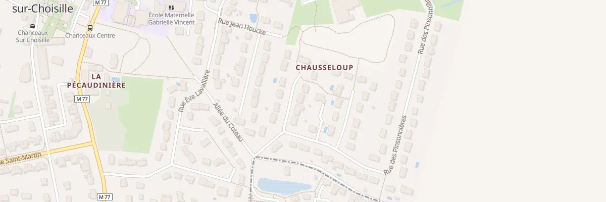 Plan du 6 Imp Édouard André à Chanceaux-sur-Choisille