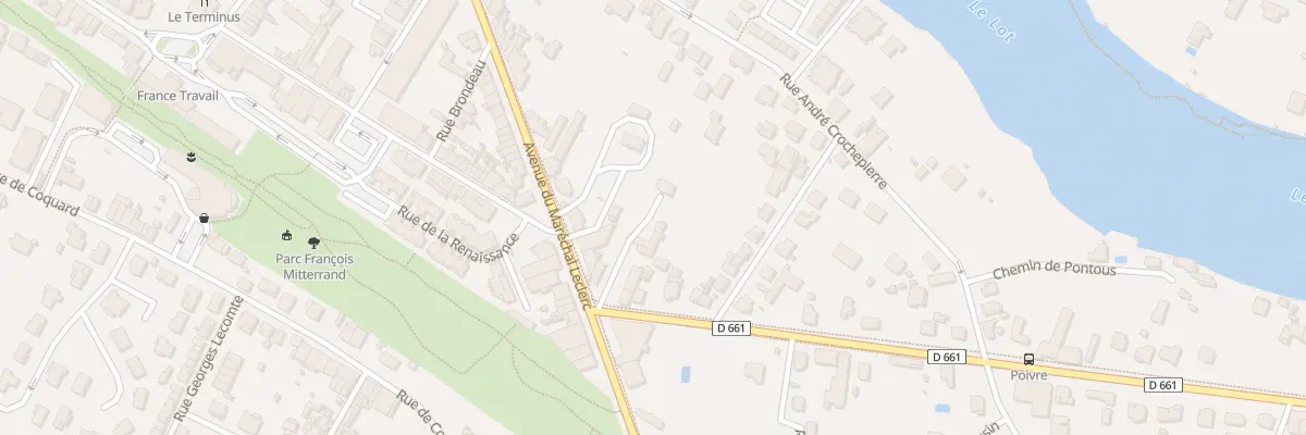 Plan du 1 Rue Henri Barbusse à Villeneuve-sur-Lot