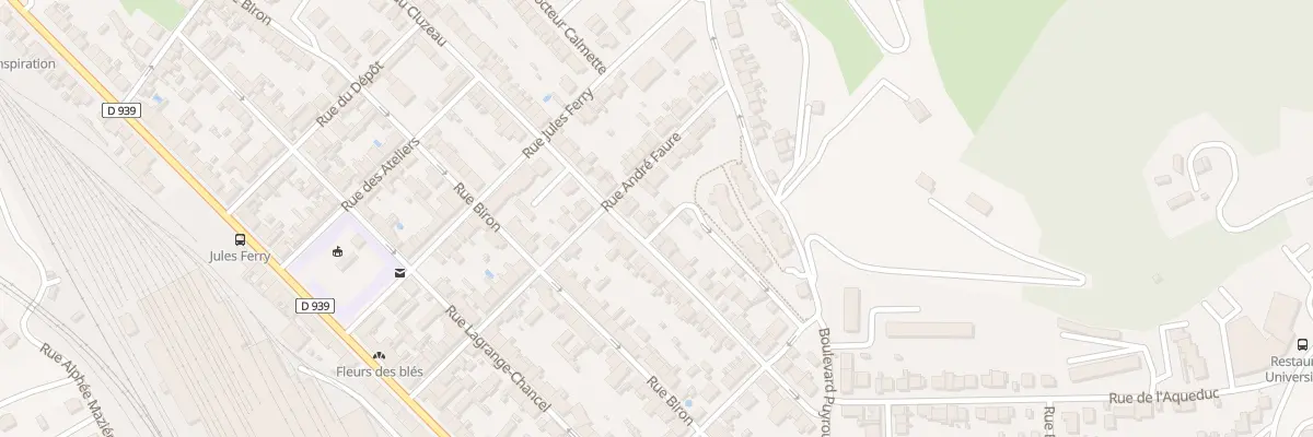 Plan du 36 Rue du Cluzeau à Périgueux