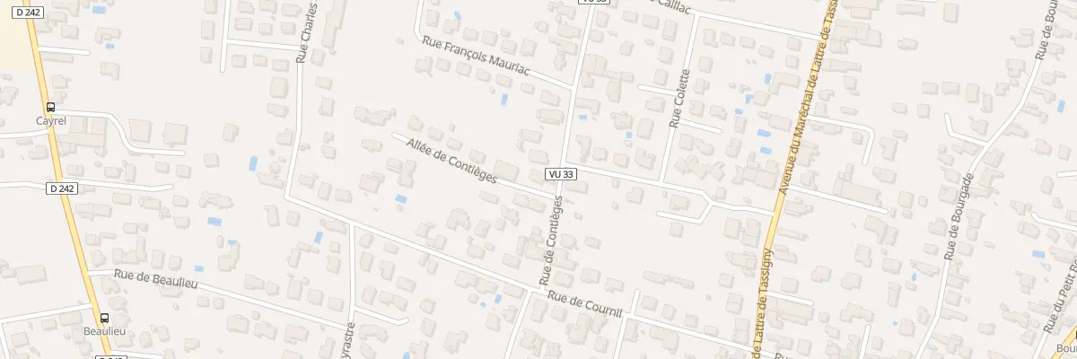 Plan du 57 Rue de Contièges à Villeneuve-sur-Lot
