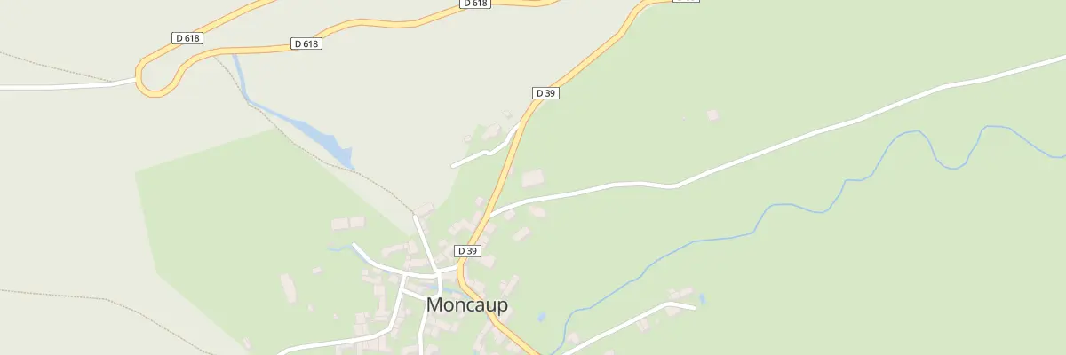 Plan du 2 Camansan à Moncaup
