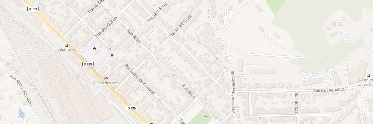 Plan du 29 Rue du Cluzeau à Périgueux