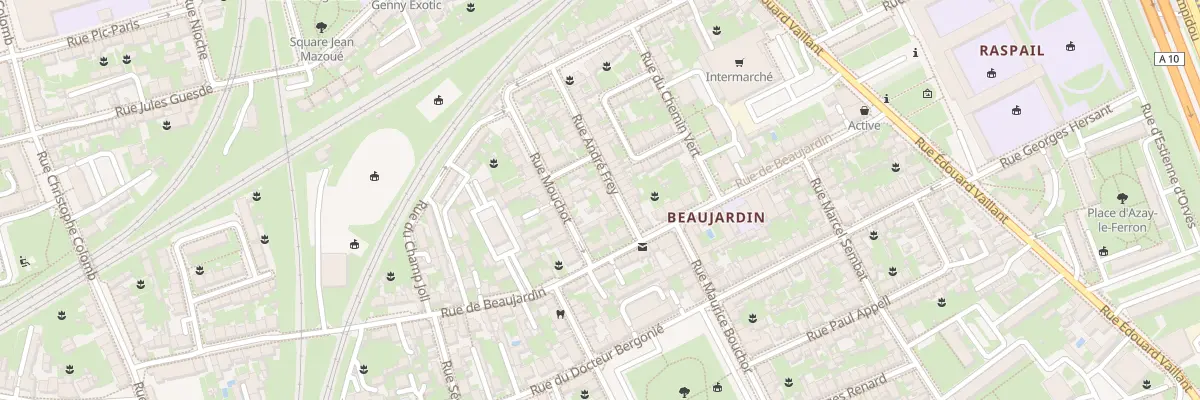 Plan du 25 Rue André Frey à Tours