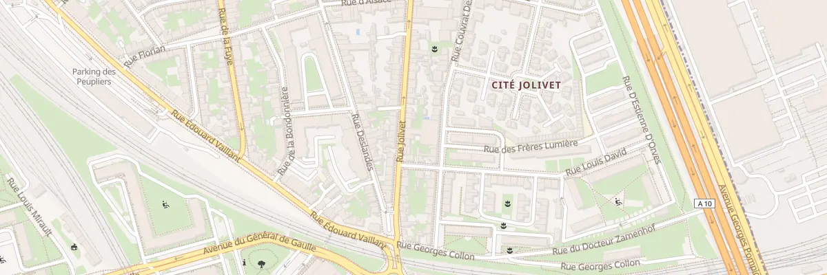 Plan du 258 Rue Jolivet à Tours