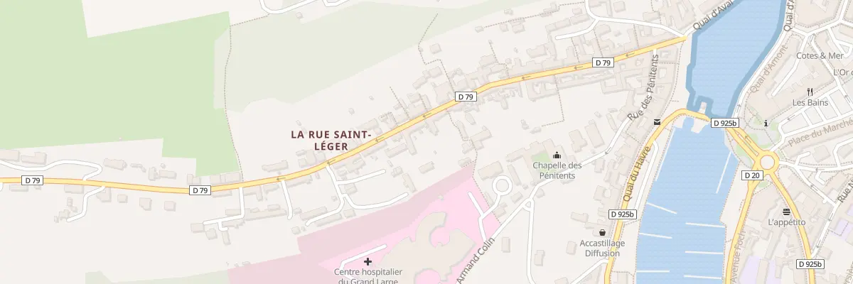 Plan du 98 Rue Saint-Léger à Saint-Valery-en-Caux
