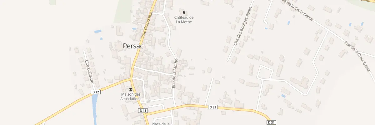 Plan du 15 Rue de la Mothe à Persac
