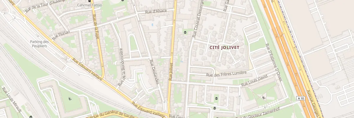 Plan du 252 Rue Jolivet à Tours